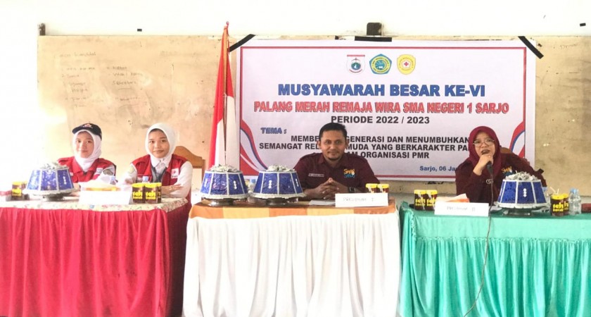 Musyawarah Besar PMR Wira SMA Negeri 1 Sarjo: Menumbuhkan Semangat Relawan Muda yang Berkarakter Pancasila