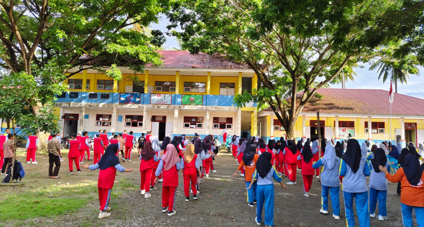 UPT Puskesmas Sarjo Gelar Aksi Bergizi di SMA Negeri 1 Sarjo